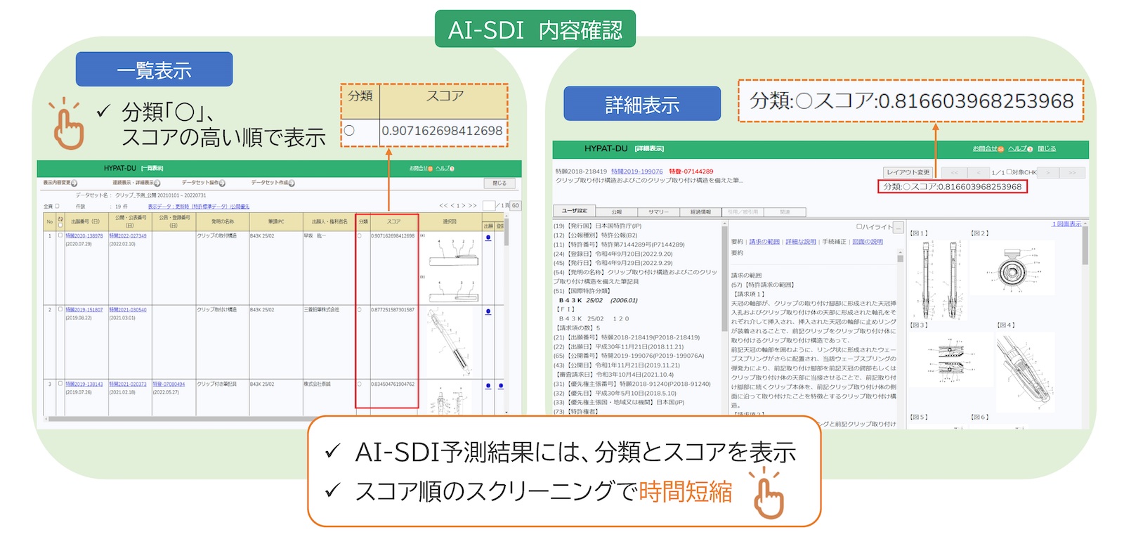 AIによるSDI結果の適合率判定で査読を効率化